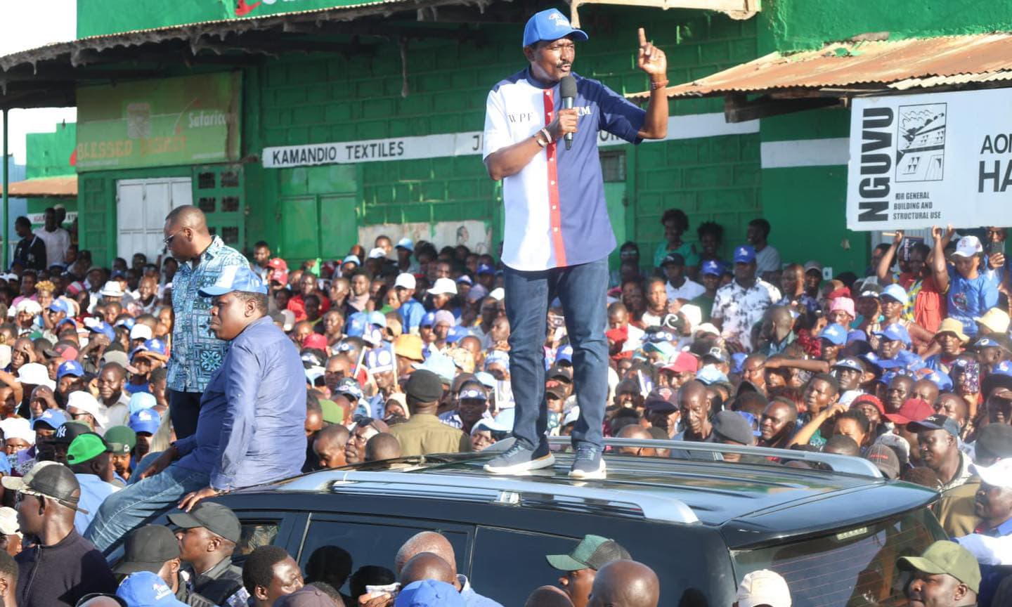 Kalonzo avamia ngome ya Ruto Taita Taveta na kutumia mzozo wa ardhi kumshambulia