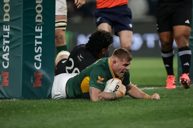 South Africa v New Zealand: rugby union third Test – live