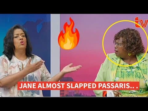 DRAMA🔥JANE KIHARA & PASSARIS NEARLY EXCHANGED BLOWS OVER GOONS & VIOLENCE ON LIVE TV47 HEATED DEBATE